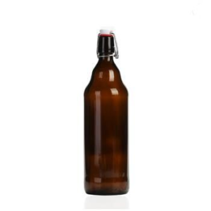 Swing top 32oz 1L amber glass beer bottle in stock