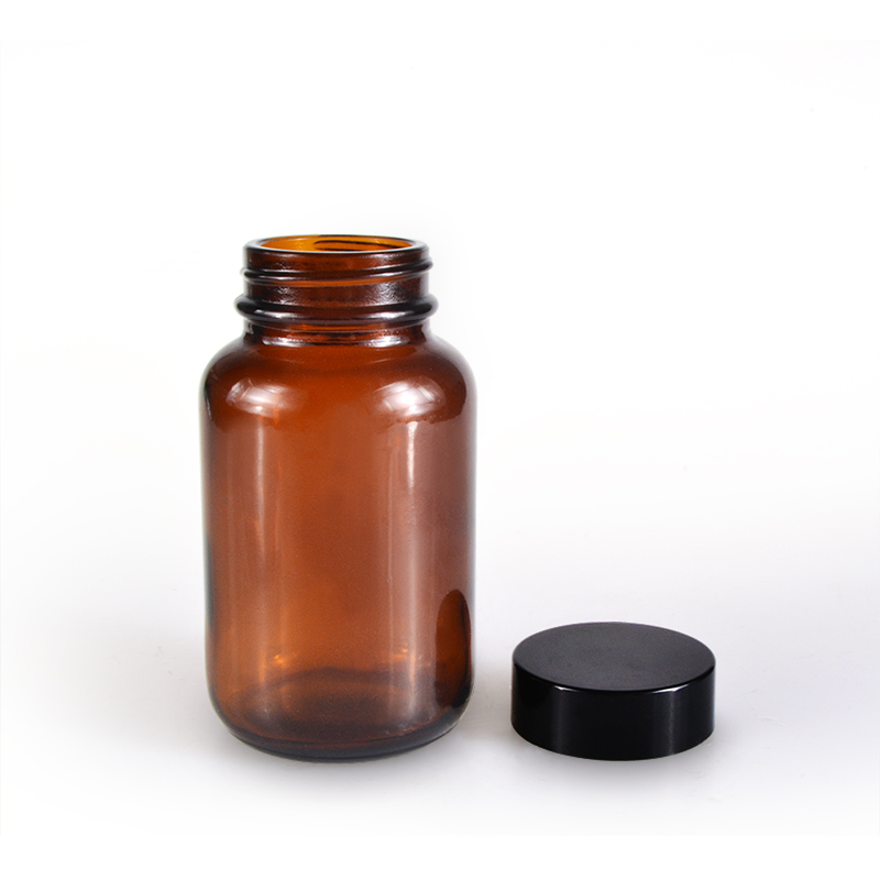 Clear Capsule Glass Pill Bottles - Reliable Glass Bottles, Jars