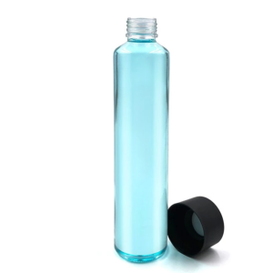 800ml water bottle Voss typer mineral water glass bottle