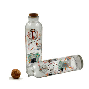 18oz 500ml bubble milk tea glass bottle with cork