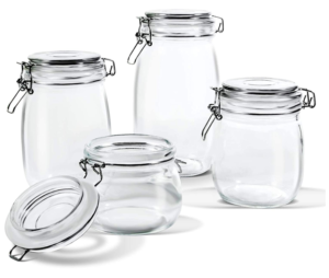 clip top jars