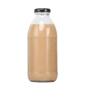 Wholesale 11oz 16oz milk smoothies glass bottle with lug