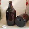 Amber 1L 2L beer growler with handle custom logo - Image 2