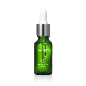 Green 30ml 50ml 100ml skin oil glass bottle with dropper