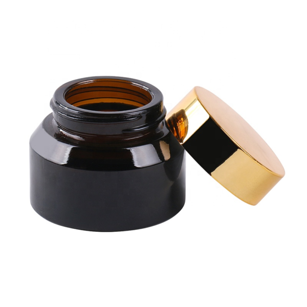 glass jars for cosmetic cream packaging