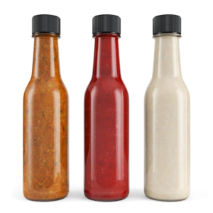 Bulk 5oz 12oz chilli sauce woozy glass bottle wholesale