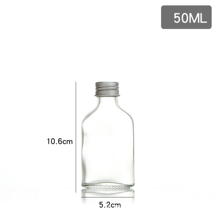 16oz 500ml Glass Drinking Bottles Square Round Coffee Glass Bottle