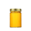 slim cylinderal glass honey jars with deep lids