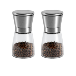 180ml spice grinder mill pepper salt grinder glass jar