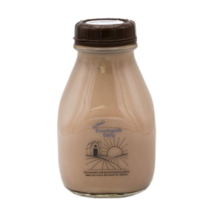 Wholesale chocolate milk glass bottle China factory