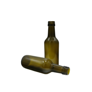 Bordeaux 187ml green glass wine bottles factory