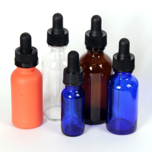 Custom colors 10ml 20ml 30ml 50ml serum oil glass dropper bottle