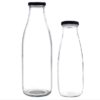 round glass milk bottles for sale