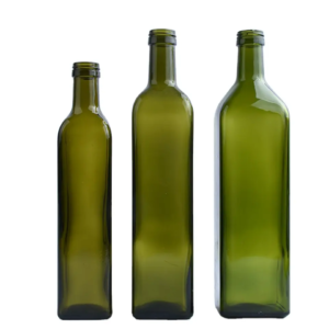 Antique 500ml green olive oil bottles wholesale