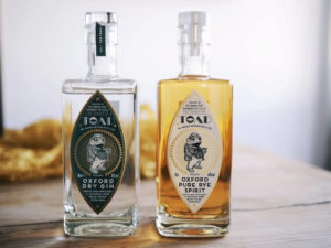 glass bottles for the oxford artisan distillery gin
