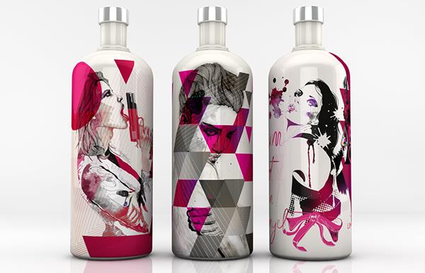 abuse vodka bottle design 