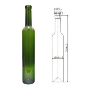 Wholesale ice wine bottle 375ml Bellissima bottles