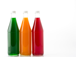 manufacturing glass bottles for soft drinks