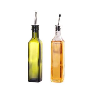 Olive oil bottle dispenser vinegar bottles