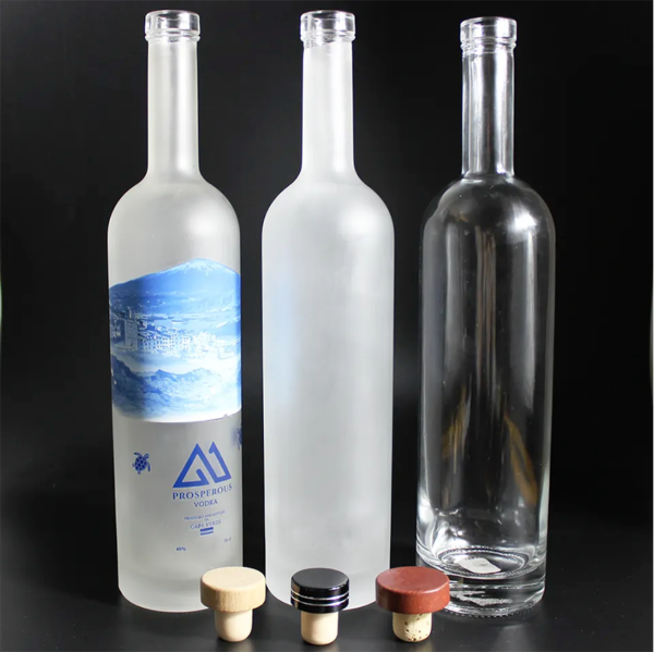 frosted 750ml liquor bottles wholesale