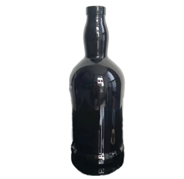 custom black coating 750ml bottle
