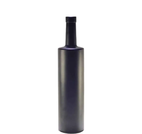 matt black liquor bottle 700ml