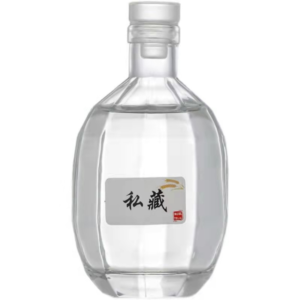 Unique shaped liquor bottle 375ml 500ml spirit bottles