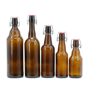 Amber swing top bottles 330ml 500ml 1 liter