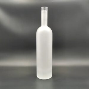 Frosted 700ml bottle for vodka liquor