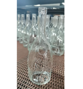 debossed 750ml vodka bottle