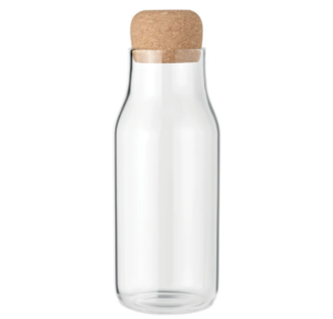 Modern Glass Water Bottle — Custom Logo USA