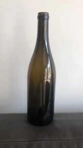 amber wine bottle