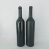 black wine bottles