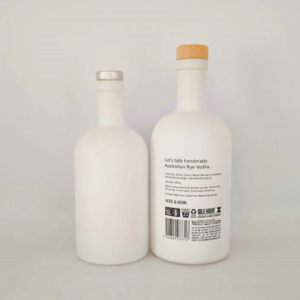 White liquor bottle 375ml 750ml Oslo bottle