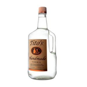 1.75 liter liquor bottle