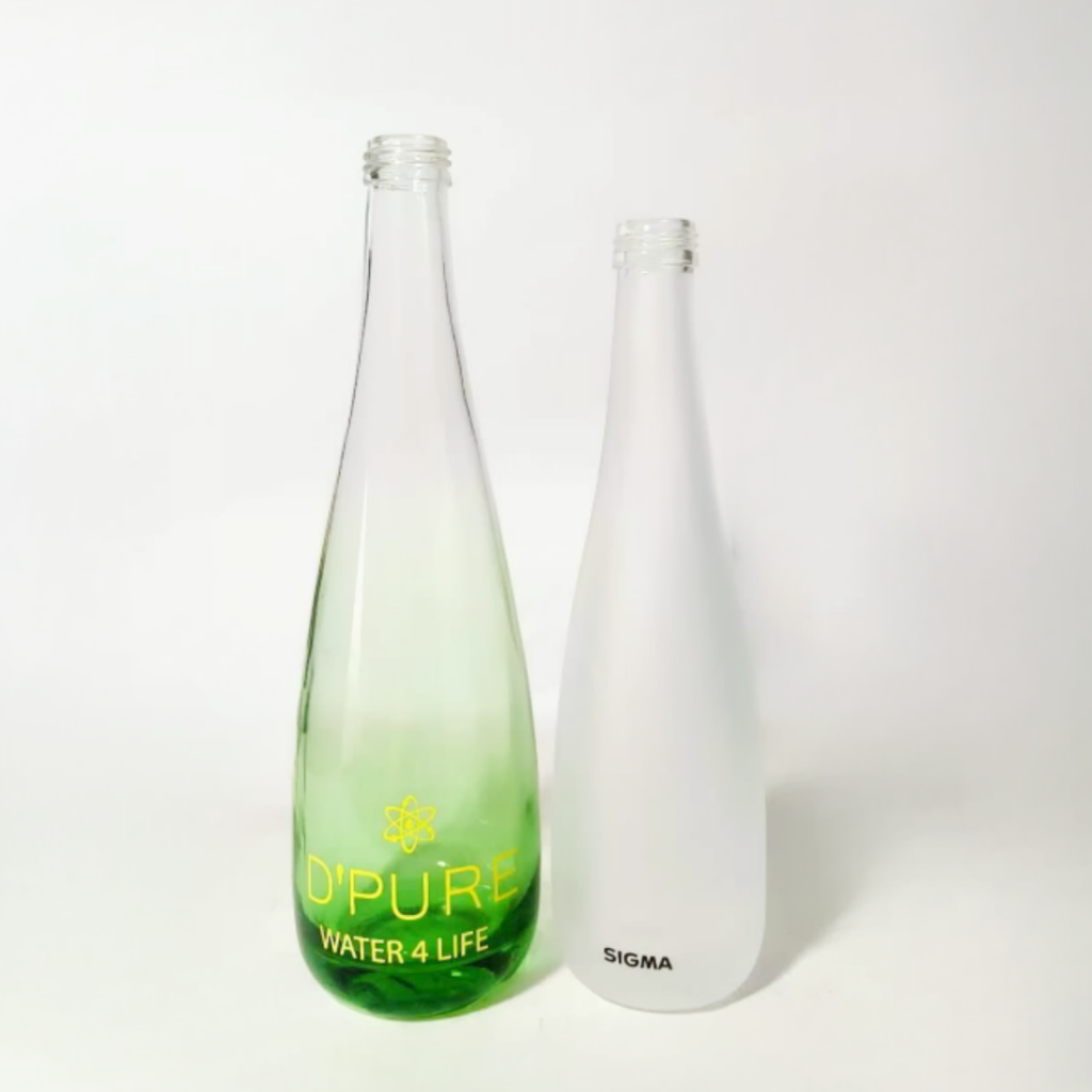 custom glass water bottles