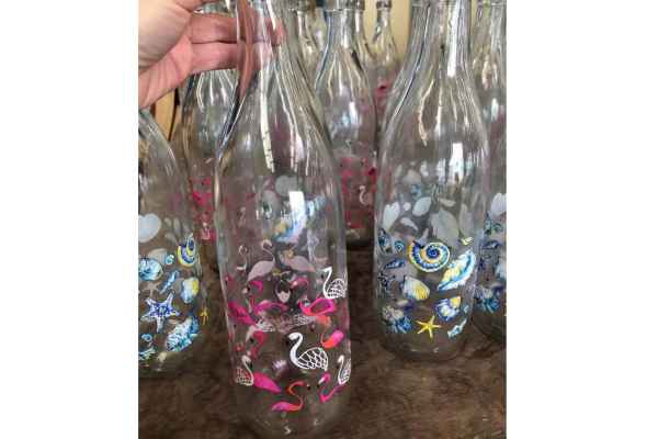 custom decal printing bottles