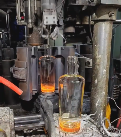 custom glass liquor bottles manufacturing