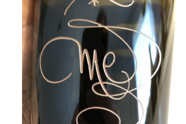 custom laser engraving on glass bottles