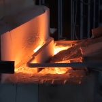 glass material melting